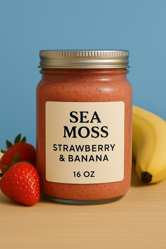 Sea Moss with Strawberry & Banana